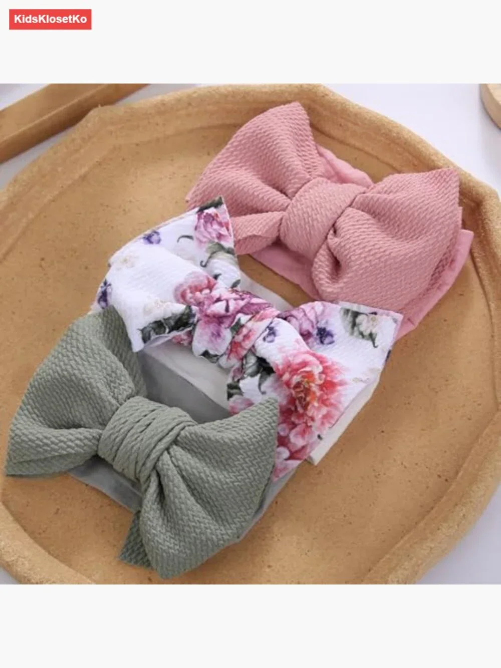 Oversized Nylon Headbands for Baby Girls Toddlers Kids Newborn Hair Bows
